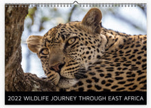 Load image into Gallery viewer, 2022 Calendar: A WILDLIFE JOURNEY THROUGH EAST AFRICA
