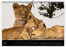 Load image into Gallery viewer, 2022 Calendar: A WILDLIFE JOURNEY THROUGH EAST AFRICA
